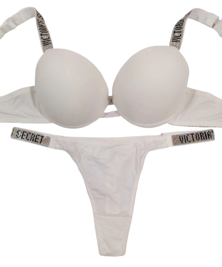 Victoria's Secret Sparkle Bra & Panty Set