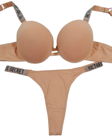 Victoria's Secret Sparkle Bra & Panty Set