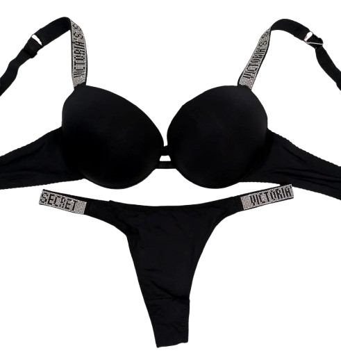 Victoria's Secret Sparkle Bra & Panty Set